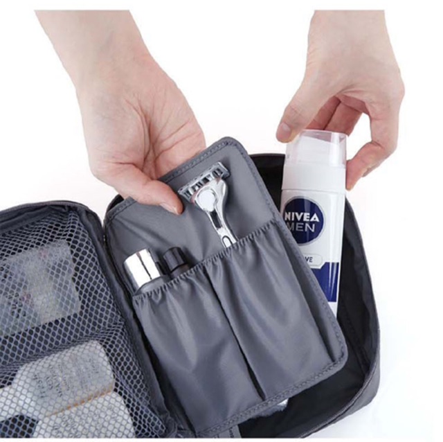 Multi Pouch กระเป๋าอเนกประสงค์ สีเทา | Shopee Thailand