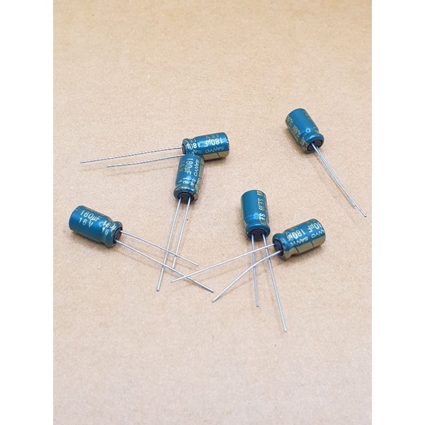 แพ็คละ5ตัว-electrolytic-capacitor-ตัวเก็บประจุ-180uf-16v-35v