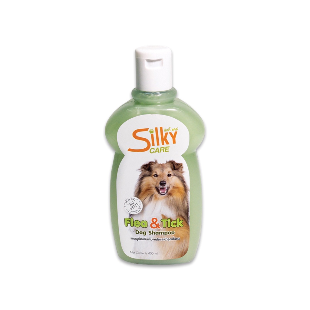 silky-care-flea-amp-tick-ซิลกี้-แคร์-แชมพูสุนัขสำหรับป้องกันเห็บหมัด-400-มิลลิลิตร
