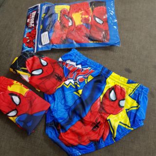 กางเกงใน ลิขสิทธิ์ สกีนทั้งตัว ผ้ามัน ลาย Spider-Man สามารถใส่ลงเล่นน้ำในาระว่ายน้ำ SM-521-519-520.