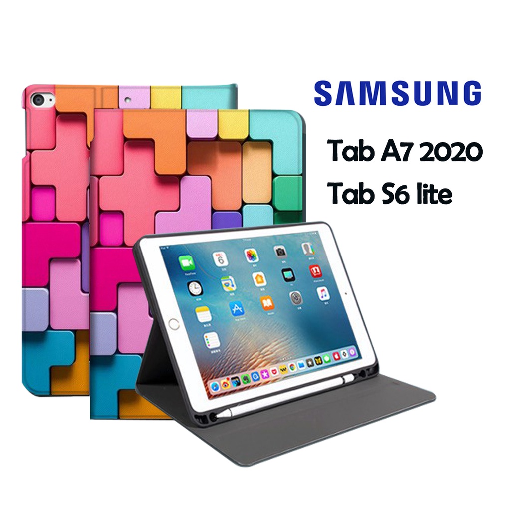 ภาพหน้าปกสินค้าเคส Samsung Tab A7 10.4 (2020) / Tab S6 Lite เคสฝาพับกันกระแทก เบา สวย ตรงรุ่น จากร้าน cug5hgg683 บน Shopee