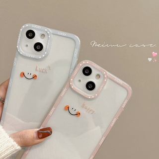 เคสโทรศัพท์มือถือแบบนิ่ม กันรอยเลนส์กล้อง ลาย Motif Luck Happy สําหรับ Samsung Galaxy A03 A22 A31 A32 A02 M02 A03S A02S A21S A20S A10S A11 M11 A12 M12 A52 A52S A72 A51 A71 A50 A50S A30S A20 A30 A10 4G 5G