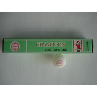 ภาพหน้าปกสินค้าลูกปิงปอง CHAMPION สีขาว ที่เกี่ยวข้อง