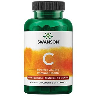 ภาพหน้าปกสินค้าขวดใหญ่ 250 เม็ด Swanson Buffered C 500 mg 250 tablets Vitamin C วิตามินซี บัฟเฟอร์ ซี ไม่ระคายเคืองกระเพาะอาหาร ที่เกี่ยวข้อง