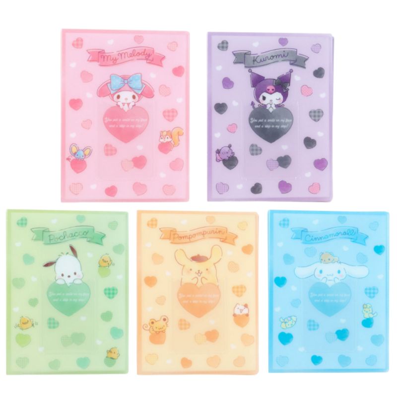 รูปภาพของแฟ้มสะสมการ์ด อัลบั้มใส่รูป ใส่การ์ด sanrio card folder จากญี่ปุ่นแท้ 100% แบบ 4 ช่อง รวมทั้งหมด 64 ช่องลองเช็คราคา