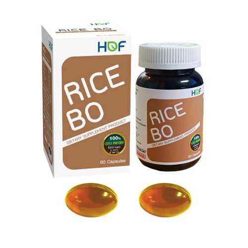 rice-b-o-cap-60s-น้ำมันรำข้าว-และจมูกข้าวเพื่อสุขภาพ-ลดโคเลสเตอรอลและไตรกลีเซอไรด์ในร่างกาย