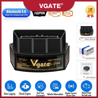 ราคา[จัดส่งวันเดียวกัน] Vgate iCar Pro Bluetooth 4.0 OBD2 รถสแกนเนอร์ OBD 2 WIFI elm327 เครื่องมือสแกนอัตโนมัติ ODB2 สำหรับ Android/IOS PK ELM 327 V 1 5