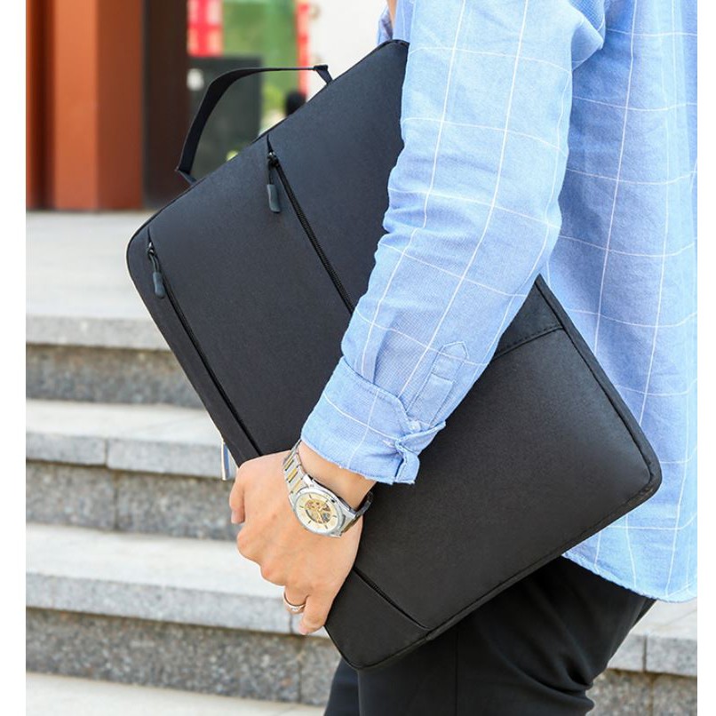 กระเป๋าใส่โน๊ตบุ๊คสไตล์-gearmax-soft-felt-laptop-sleeve-case-มีหูหิ้ว-maxbook-case