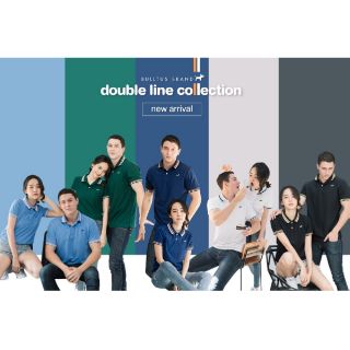 (ราคาต่อตัว) รวมปก เสื้อโปโล  Bulltus brand รุ่น Double Line Collection  ผ้านุ่ม ทรงสวย