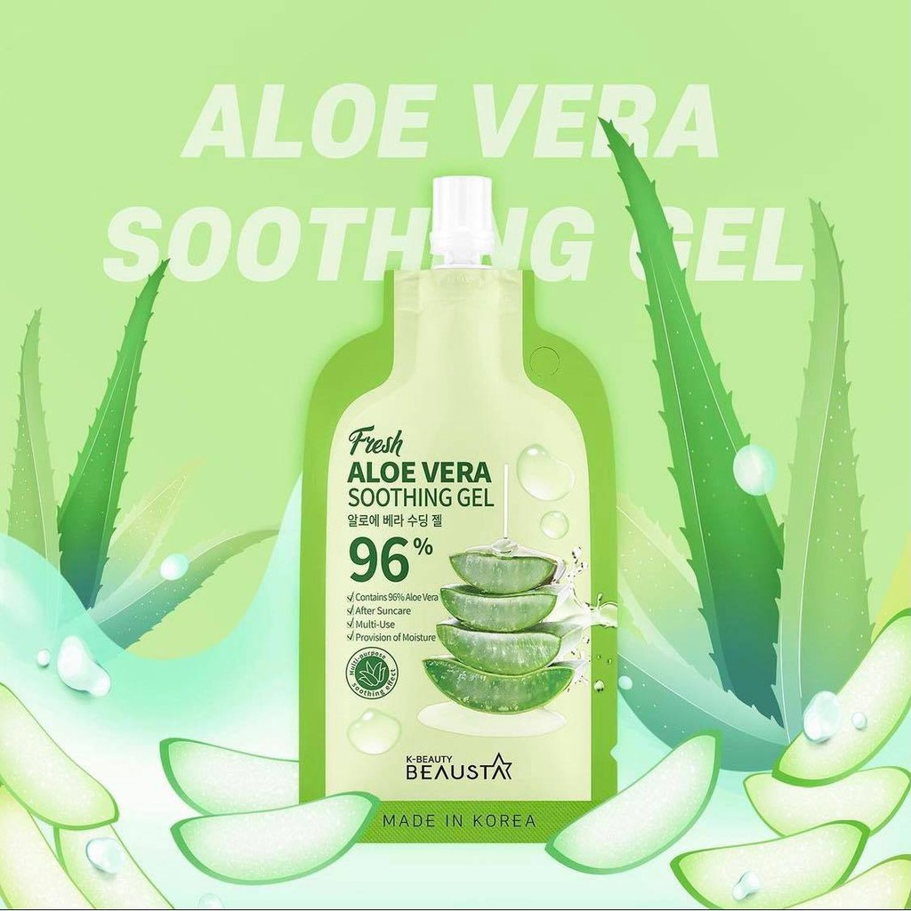 beausta-aloe-vera-soothing-gel-1-ซอง-บิวสตา-เจลวานห่างจระเข้