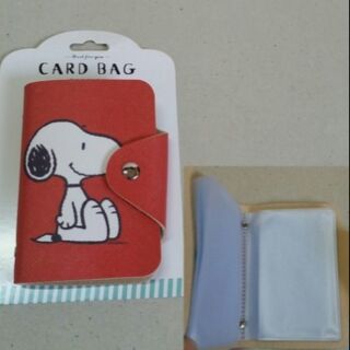 กระเป๋าใส่นามบัตร ลาย สนู๊ปปี้ SNoopy ขนาด 3x4นิ้ว