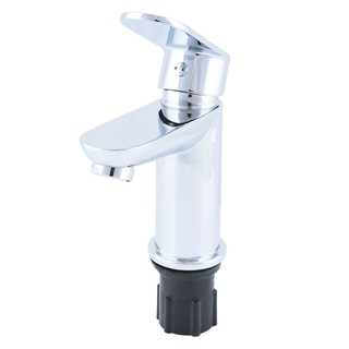 ก๊อกอ่างล้างหน้า ก๊อกอ่างล้างหน้าผสม RASLAND RA BS-001 สีโครม ก๊อกน้ำ ห้องน้ำ BASIN MIXER RASLAND RA BS-001 CHROME