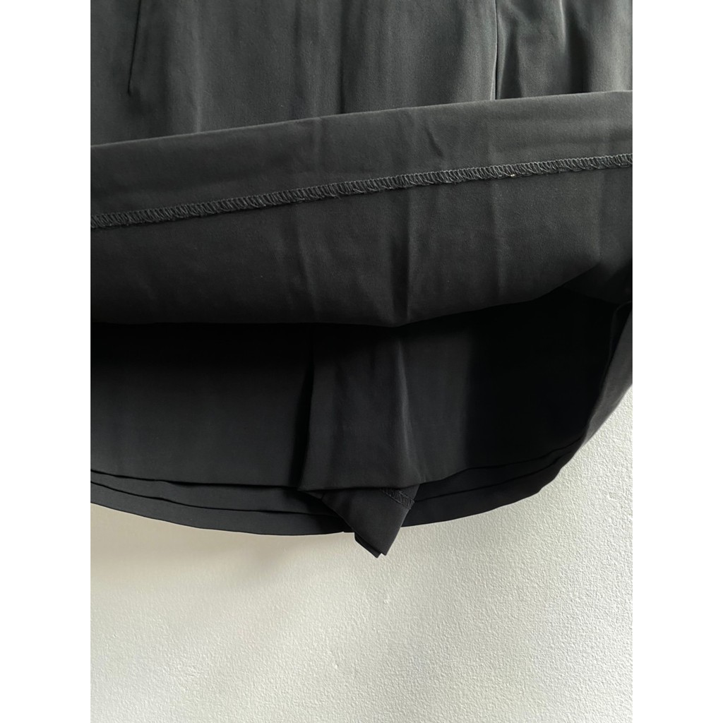 กางเกงกระโปรงทรงเอ-สีดำ-แต่งมุกขอบเอว-jaspal-size-xs