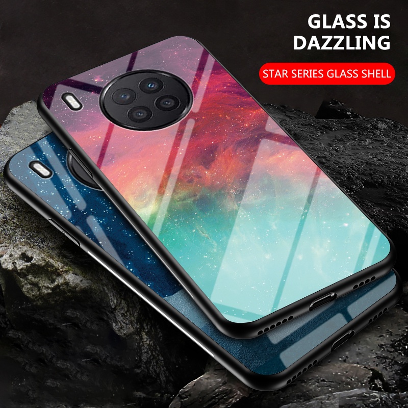 huawei-nova8i-nova-8i-phone-case-tempered-glass-casing-soft-tpu-edge-shockproof-fashion-hard-back-cover