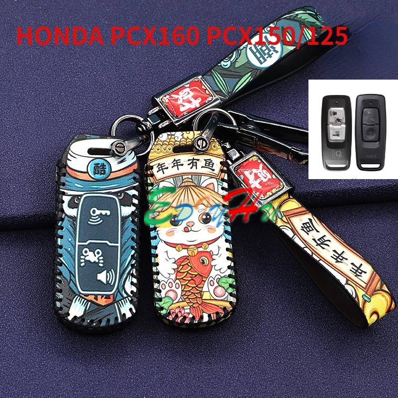 ภาพหน้าปกสินค้าเคสกุญแจรีโมทรถยนต์ สําหรับ honda PCX160 honda PCX150 125