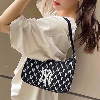 ☀️ พร้อมส่ง [ของแท้💯%กระเป๋าMLB HOBO BAG กระเป๋าสะพายข้างNY กระเป๋าถือ กระเป๋าสำหรับผู้หญิง