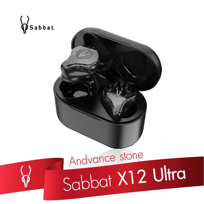 ภาพหน้าปกสินค้าSabbat X12 Ultra Advance Stone หูฟังไร้สาย IPX5 Bluetooth 5.0 จากร้าน sabbatthailand บน Shopee
