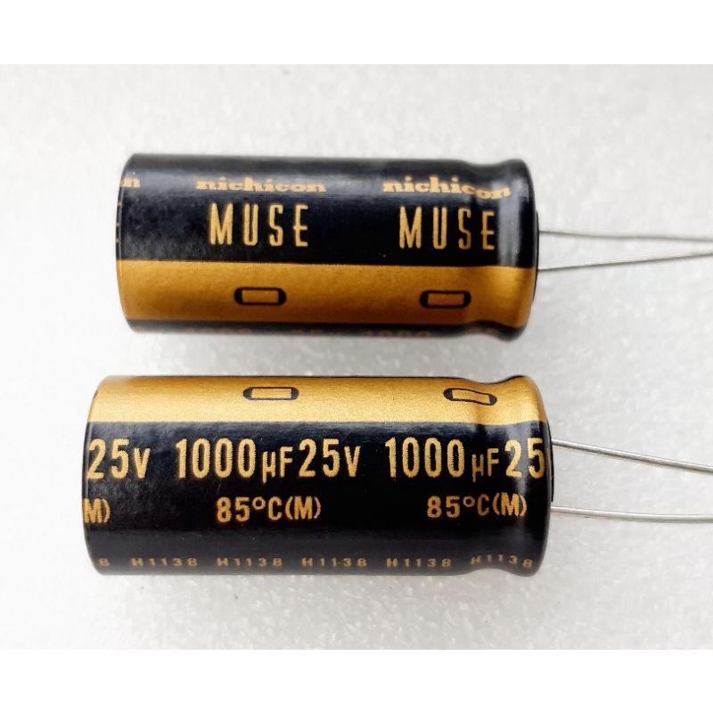 Nichicon MUSE KZ 1000uf 25v capacitor ตัวเก็บประจุ | Shopee Thailand