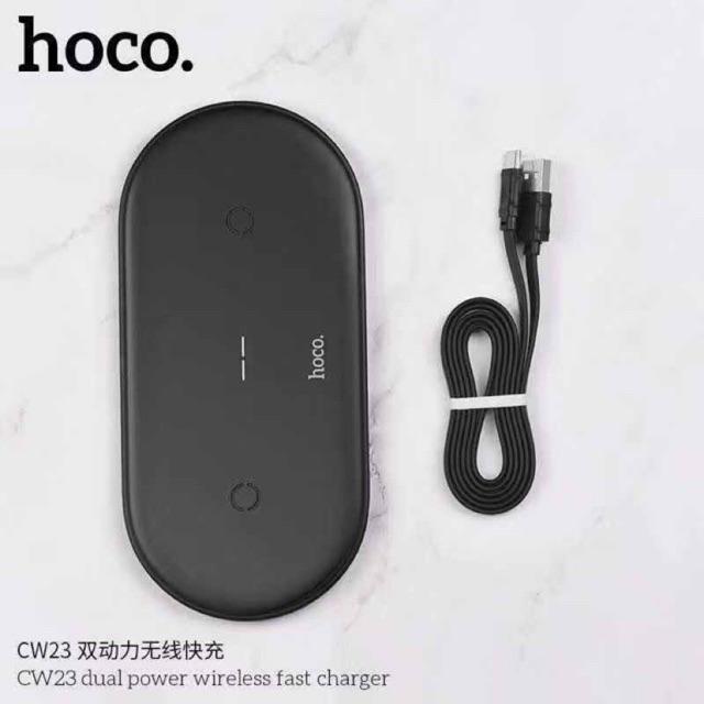 Hoco CW23 /CW24/CW21 ตัวชาร์จมือถือไร้สาย 2in1 (รุ่นใหม่ล่าสุด) ของแท้ ...