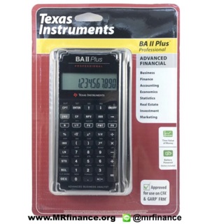 ภาพหน้าปกสินค้าเครื่องคิดเลขทางการเงิน Texas Instruments TI BA II Plus (Professional)  New Model แพคUSA แถมซองหนัง ที่เกี่ยวข้อง