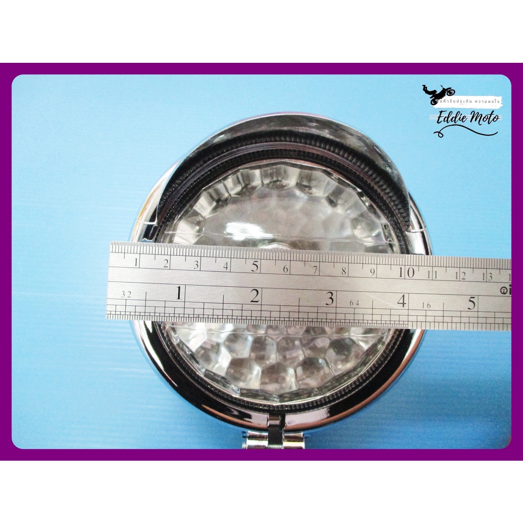 vespa-yamaha-white-headlamp-reflector-accessories-จานฉาย-ไฟหน้า-ไฟแต่ง-ไฟรีเฟลคเตอร์-ไฟแต่งเวสป้า-ชุบโครเมี่ยม