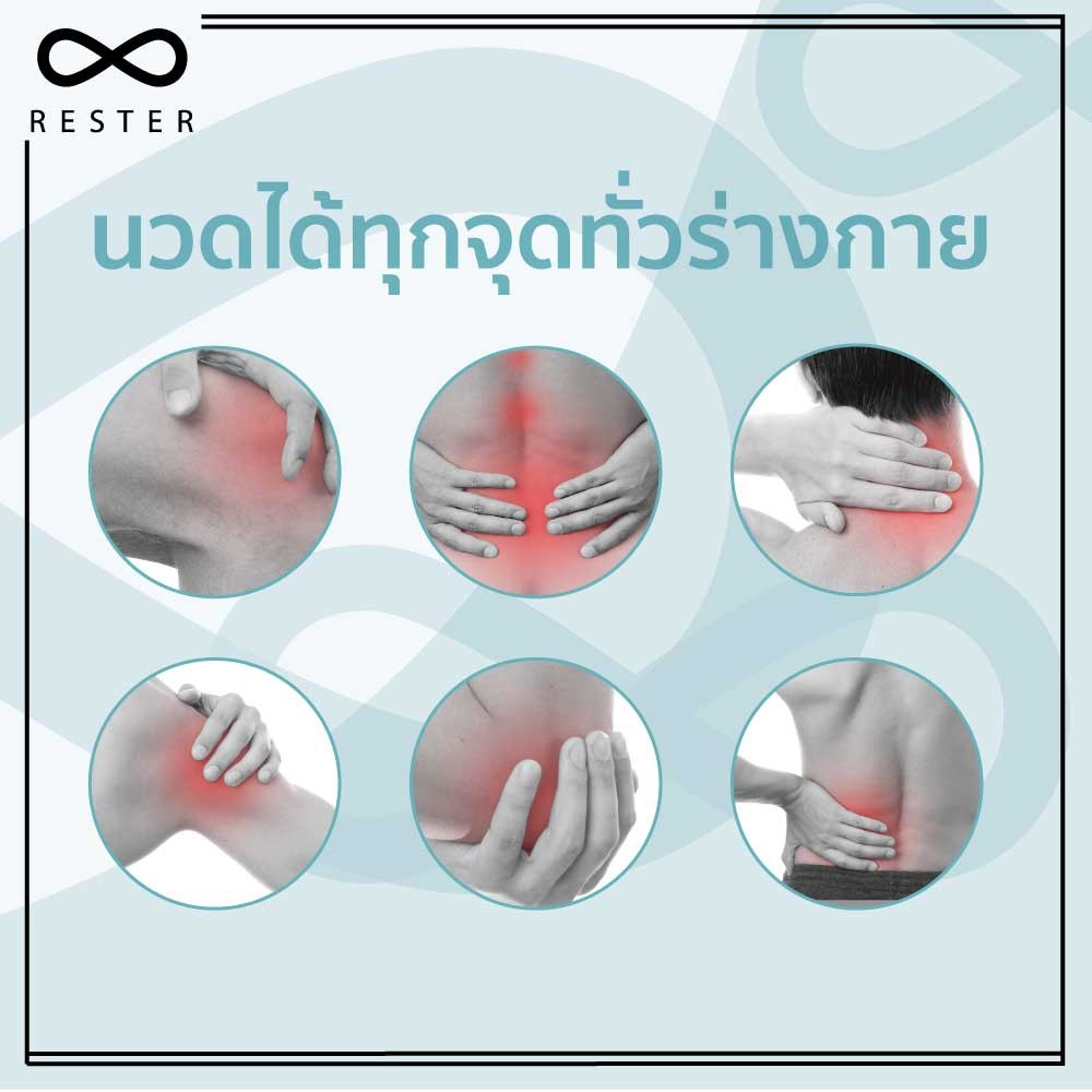 เครื่องนวดมือถือ Rester รุ่น iHandee รับประกัน 1 ปี ส่งฟรีทั่วประเทศ https://lnwchill.com