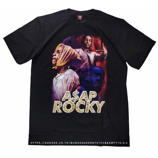 เสื้อยืดโอเวอร์ไซส์เสื้อยืด asaprocky raptee hiphop t-shirts เสื้อ Asap rockyS-3XL