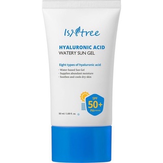 (พร้อมส่ง)กันแดด ISNTREE Hyaluronic Acid Watery Sun Gel SPF50 + PA ++++ 50 ml.