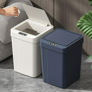 [Biubond] ถังขยะอัจฉริยะ 13 ลิตร พร้อมฝาปิด กันน้ํา เรียบง่าย สําหรับร้านอาหาร ห้องน้ํา รถบ้าน ห้องนอน