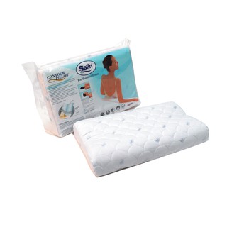 ภาพหน้าปกสินค้าSatin หมอนหนุนสุขภาพ  Contour Pillow ขนาด 14.5” x 23” ลดการนอนกรนช่วยให้หลับดีขึ้น ที่เกี่ยวข้อง