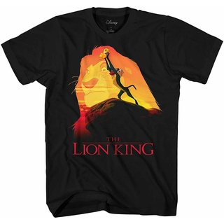 เสื้อยืดcalandfashionขายดี เสื้อยืด พิมพ์ลายกราฟิก Lion King Pride Rock Rafiki Simba สไตล์คลาสสิก สําหรับผู้ชาย GGdphd57