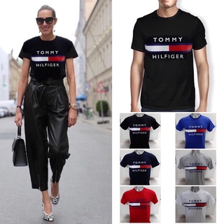 เสื้อยืดทอมมี่ tommy พร้อมส่ง ใส่ได้ทั้งชาย-หญิง มีไซส์S-2XL