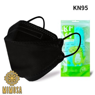สินค้า MIMOSA หน้ากากเกาหลี KN95/KF94 Mask สำหรับเด็ก ทรง3d กรอง5ชั้น ไม่มีวาล์ว มีอลูมิเนียมดัดจมูก สำหรับเด็กอายุ 4-12 ขวบ