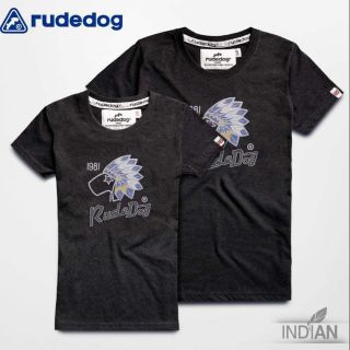 Rudedog เสื้อยืด รุ่น Indian สีท็อปดำ