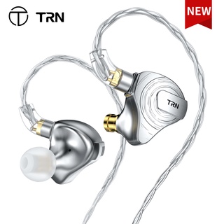 ใหม่ TRN ST5 4BA+1DD ชุดหูฟังอินเอียร์ ไฮบริด 10 ยูนิต HIFI DJ ตัดเสียงรบกวน สําหรับ BAX TN