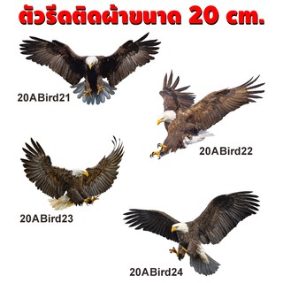 The eagle Set ลายนกอินทรีย์ สติ๊กเกอร์รีดติดกระเป๋าผ้า / โลโก้รีดติดเสื้อ