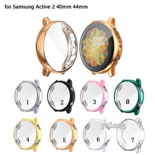 ภาพหน้าปกสินค้าเคสนาฬิกา ชนิด TPU กันรอย สำหรับ Samsung Galaxy Watch Active 2 40 มม. 44 มม ที่เกี่ยวข้อง