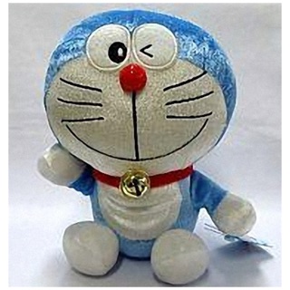 แท้ 100% จากญี่ปุ่น ตุ๊กตา โดเรม่อน Doraemon New High Quality Glitter Plush Doll (Wink)
