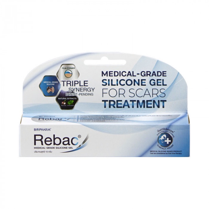 Rebac Medical grade silicone gel รีแบค เจลดูแลแผลเป็น เกรดทางการแพทย์ 5 ...