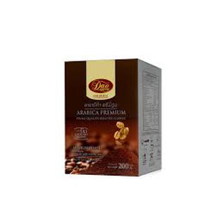 Dao Coffee Arabica Premium 200g. กาแฟดาว อาราบิก้าพรีเมียม กาแฟชนิดคั่วบด ขนาด 200กรัม.