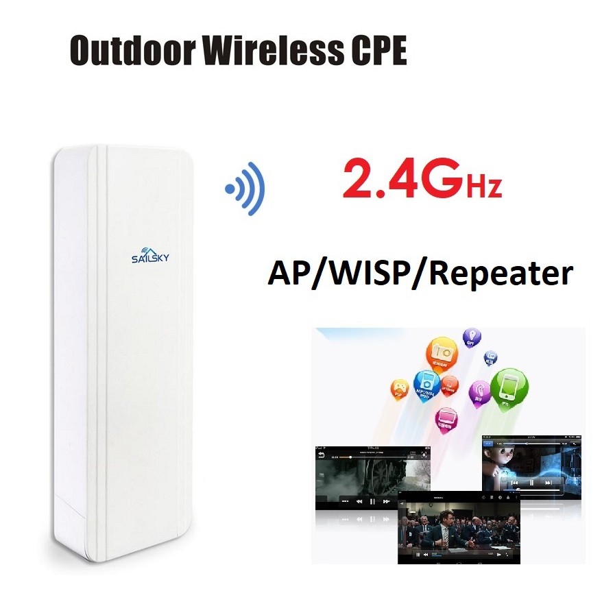 300Mbps Outdoor CPE Wireless Access Point Long Range WIFI Distance