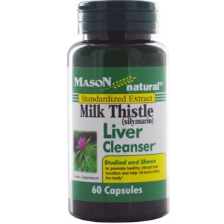 ฉลากใหม่ Detox liver milk thistle ตับ 150mg 60 capsule