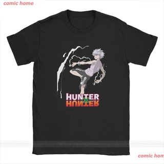 comic home Hunter X Hunter Kiluafor Men Short Sleeve Novelty Tees O-Neck Cotton Clothes Normal Guys Swag Streetwear Popu