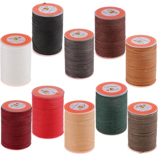 Waxed Thread 0.65mm Polyester Cord For Sewing Stitch Leather Crafts Bracelet