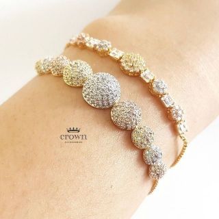 สร้อยข้อมือเพชร 3กษัตริย์ สร้อยข้อมือแฟชั่น เครื่องประดับ