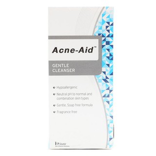 ACNE-AID แอคเน่-เอด เจนเทิ่ล คลีนเซอร์ คลีนเซอร์สำหรับปัญหาสิว เหมาะสำหรับผิวแห้งถึงผิวผสม รวมถึงผิวแพ้ง่าย สิวผด 100 ml