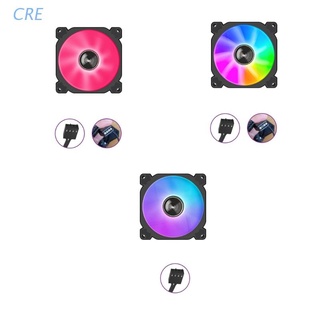 พัดลมระบายความร้อน Cre Rgb Cpu Fr925 Chassis หม้อน้ําหม้อน้ํา 90 มม. 12V Pwm 4Pin