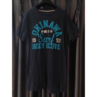 เสื้อยืด แบรด์นเนม งานป้าย Body Glove Size M สภาพสวย งานดีจ้า