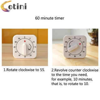 Cotini นาฬิกาจับเวลา 60 นาที สำหรับทำอาหาร