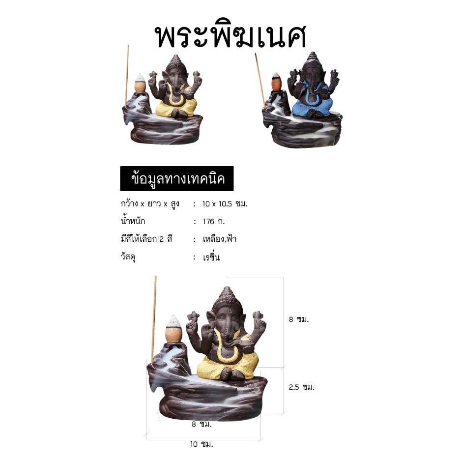 วัตถุมงคล-รูปปั้นพระพิฆเนศ-ส่ง-เร็ว-ส่งจากไทย